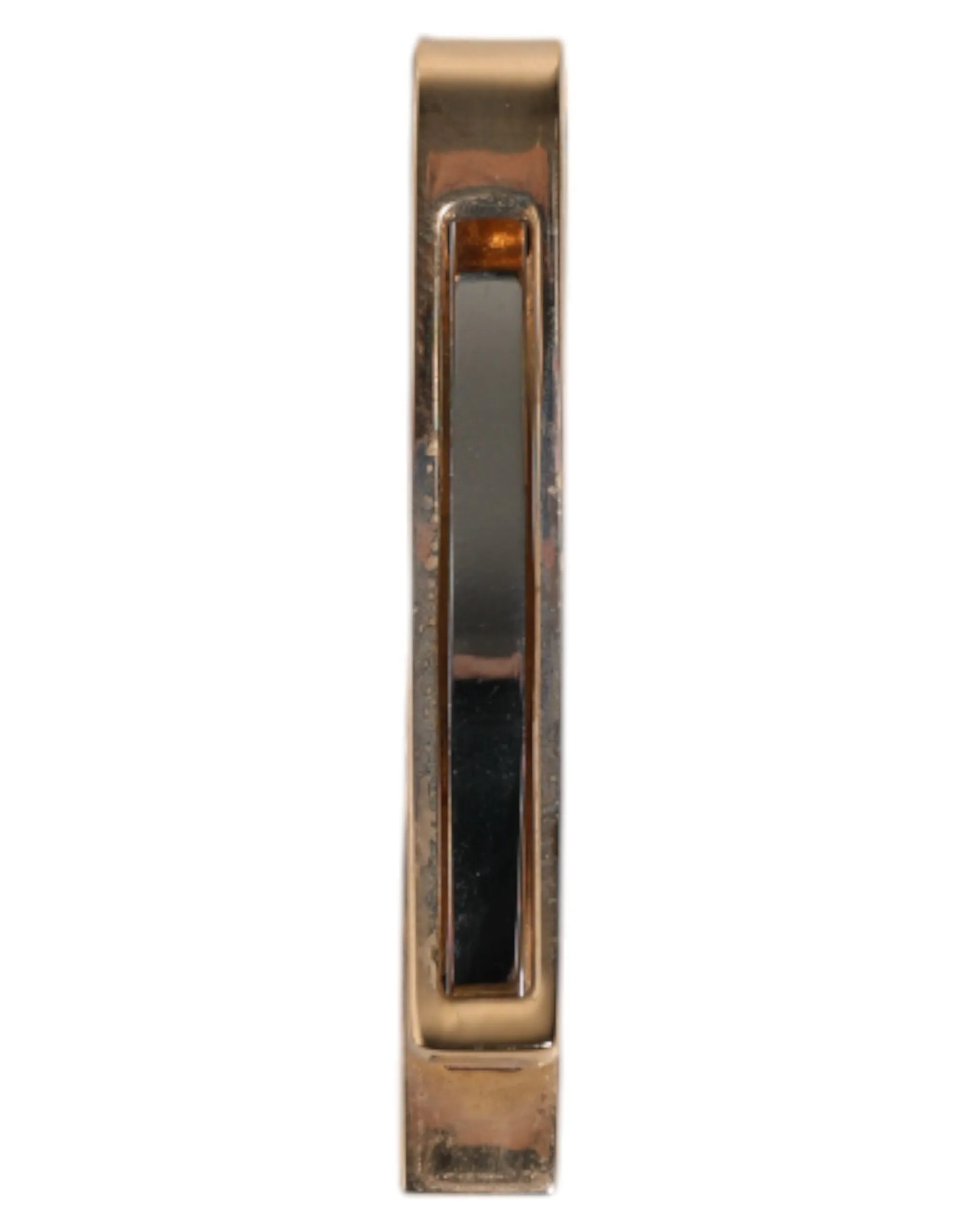 Dolce & Gabbana Tone Brass Logo Branded Tie Clip Men's Bar