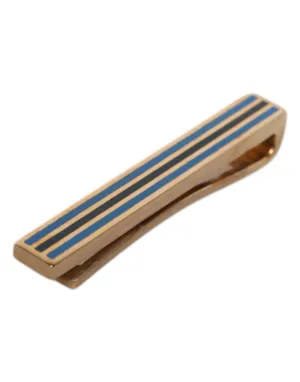 Dolce & Gabbana Tone Brass Logo Branded Tie Clip Men's Bar