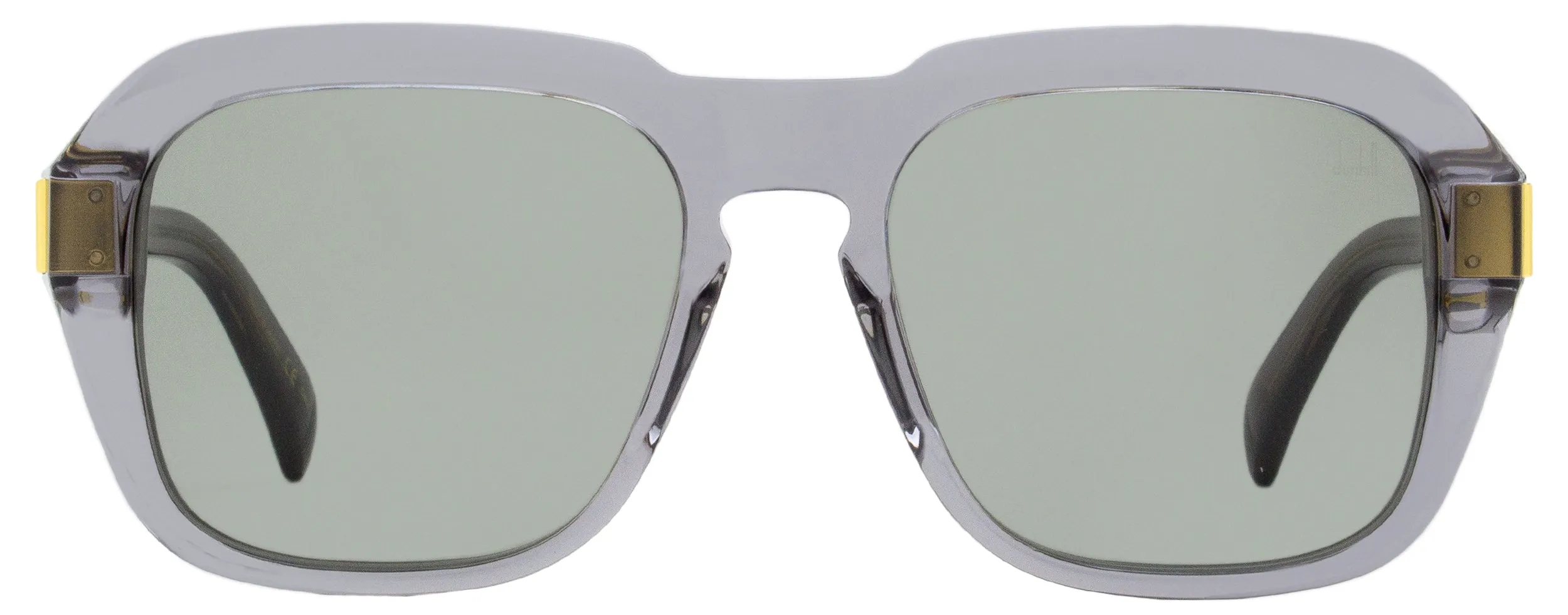 Dunhill Men's Caine Sunglasses DU0001O 005 Transparent Gray 54mm