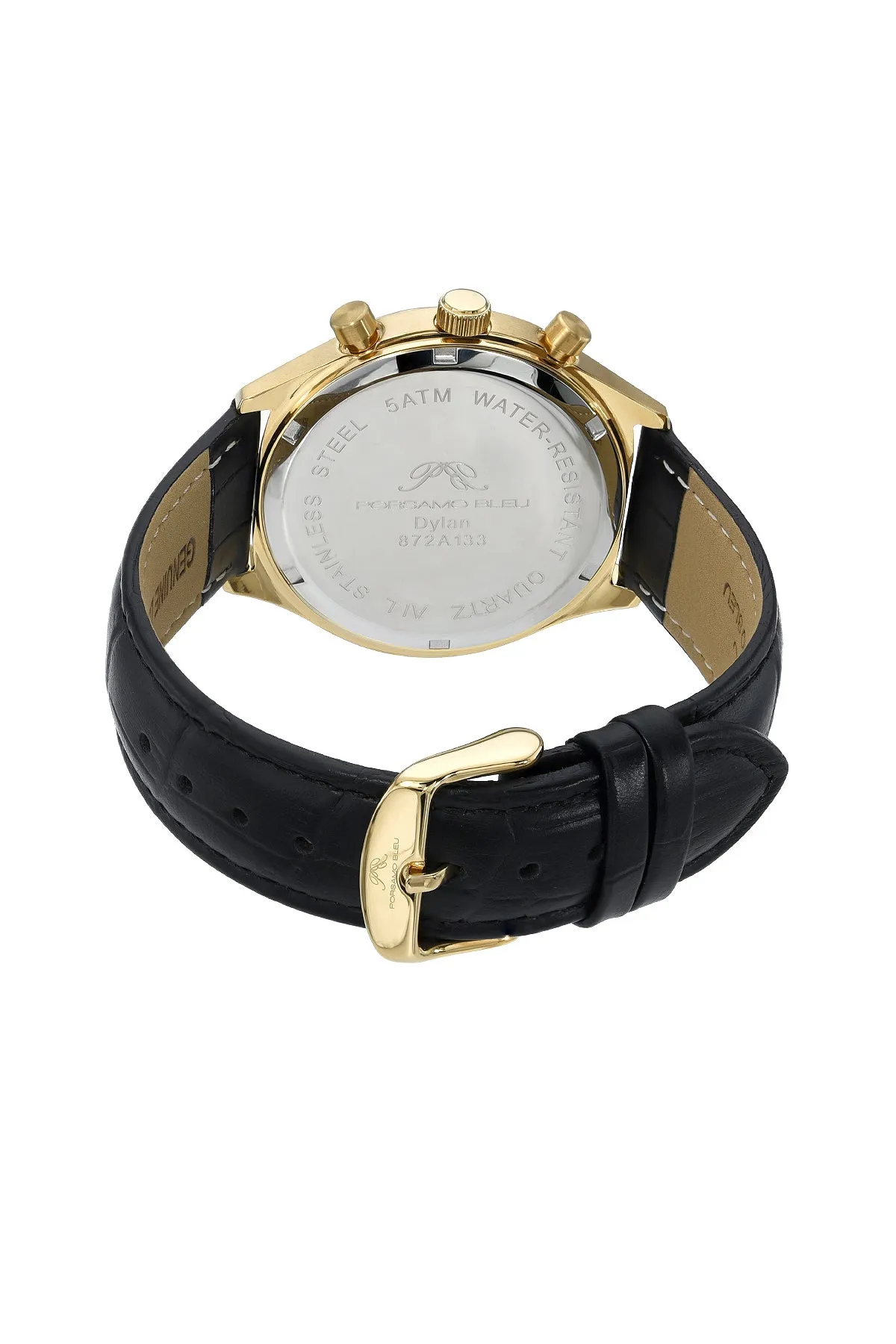 Dylan Men's Leather Watch, 872ADYL