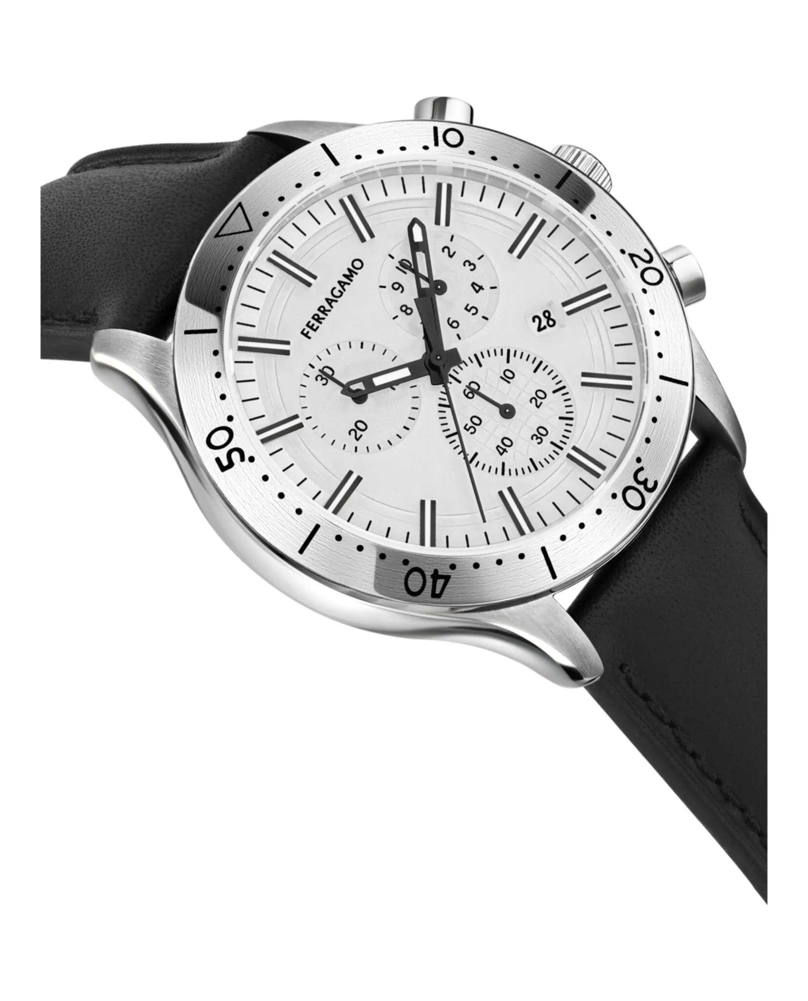 Ferragamo Master Chrono Leather Watch