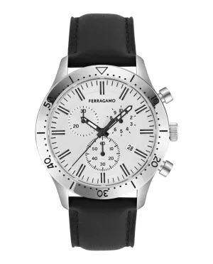 Ferragamo Master Chrono Leather Watch