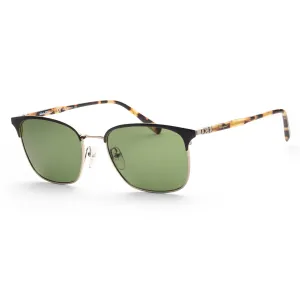 Ferragamo Men's 54mm Black and Shiny Gold Sunglasses