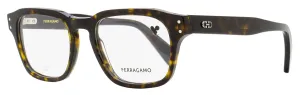 Ferragamo Men's Rectangular Eyeglasses SF2958 219 Dark Tortoise 52mm