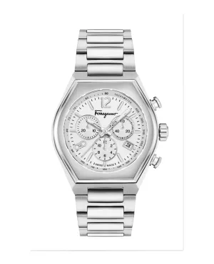 Ferragamo Tonneau Chrono Bracelet Watch