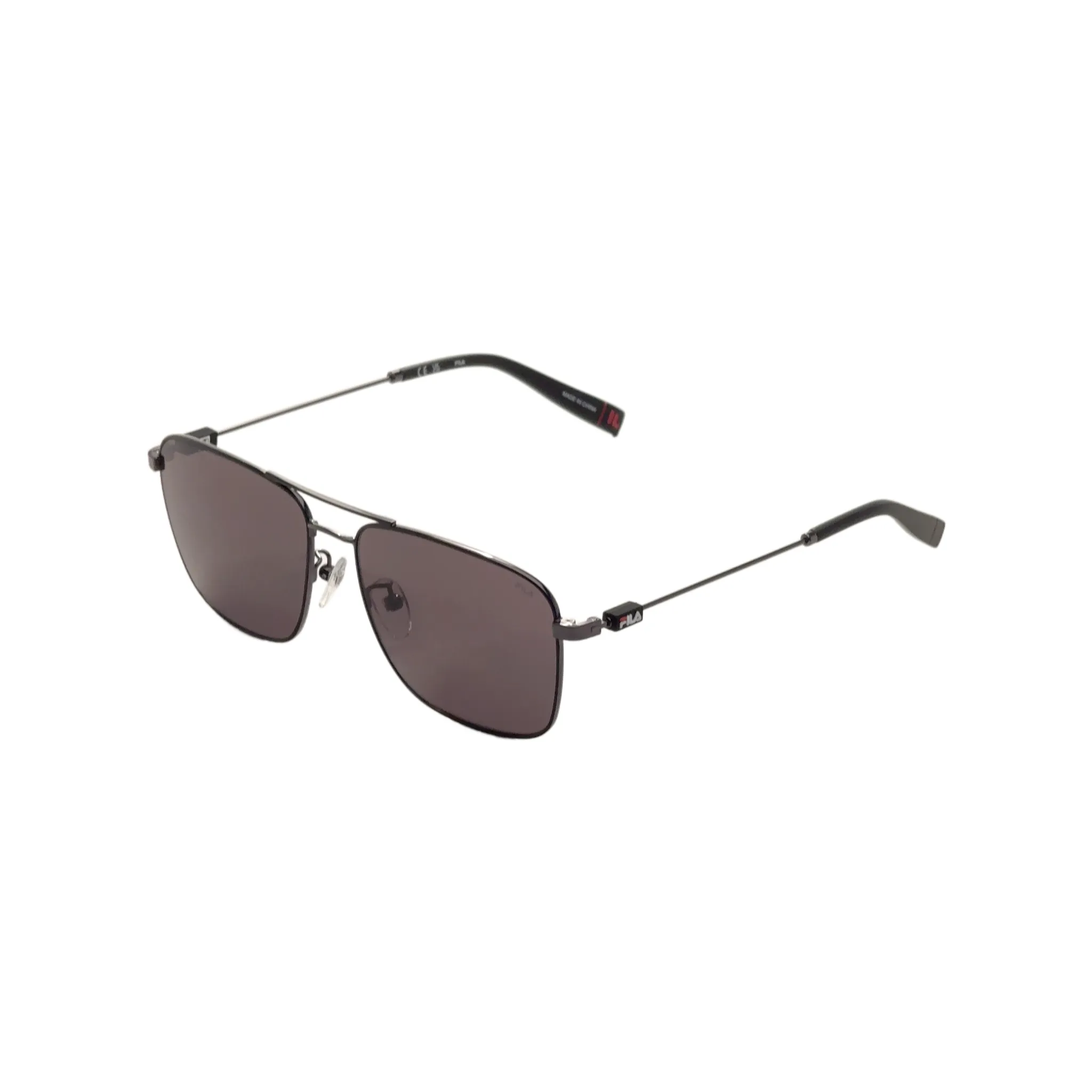 Fila Men's 58 mm Gunmetal Matte Black Sunglasses