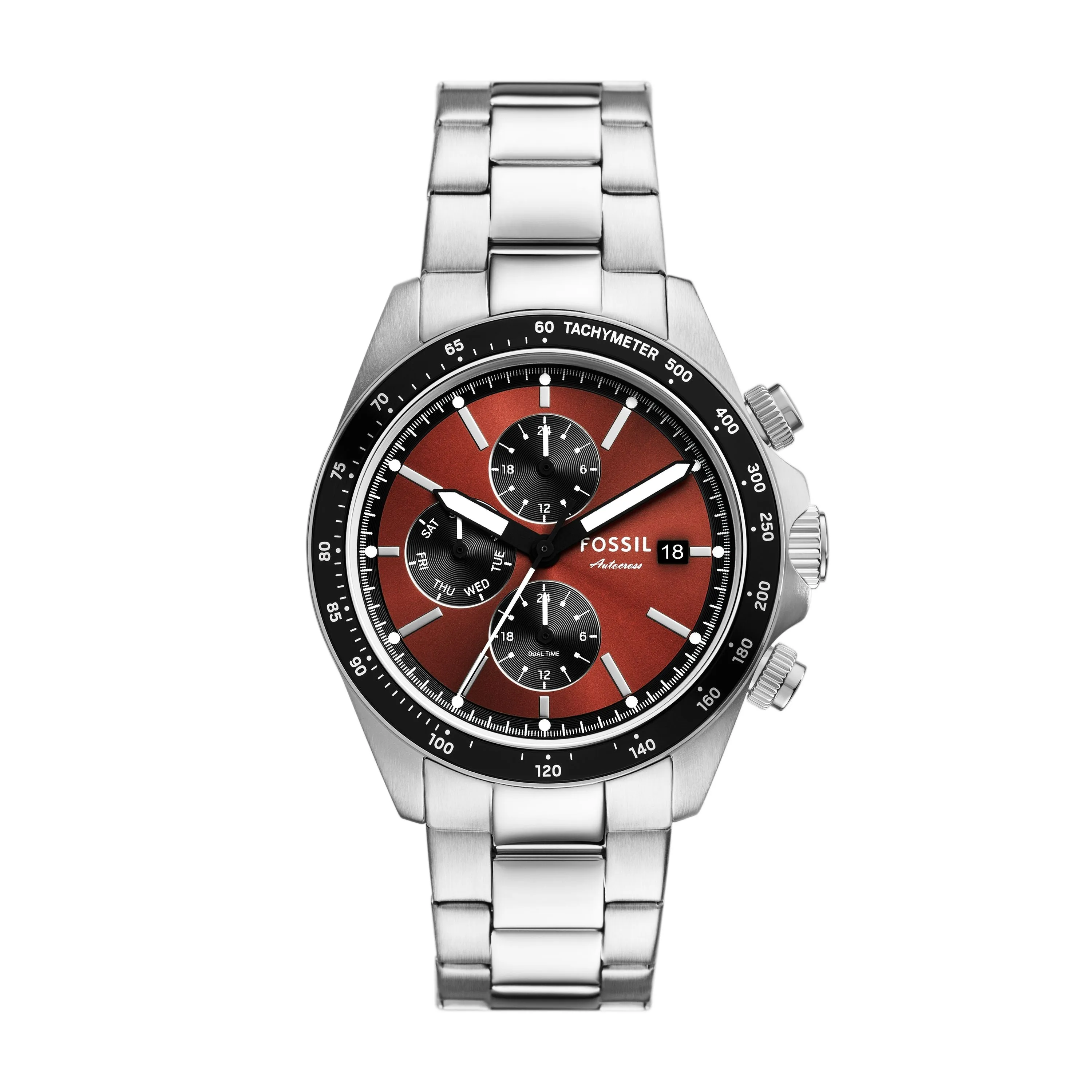 Fossil Men's Autocross Multifunction, Stainless Steel Watch