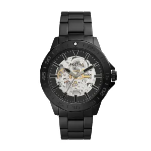 Fossil Men's Bannon Automatic, Black-Tone Stainless Steel Watch