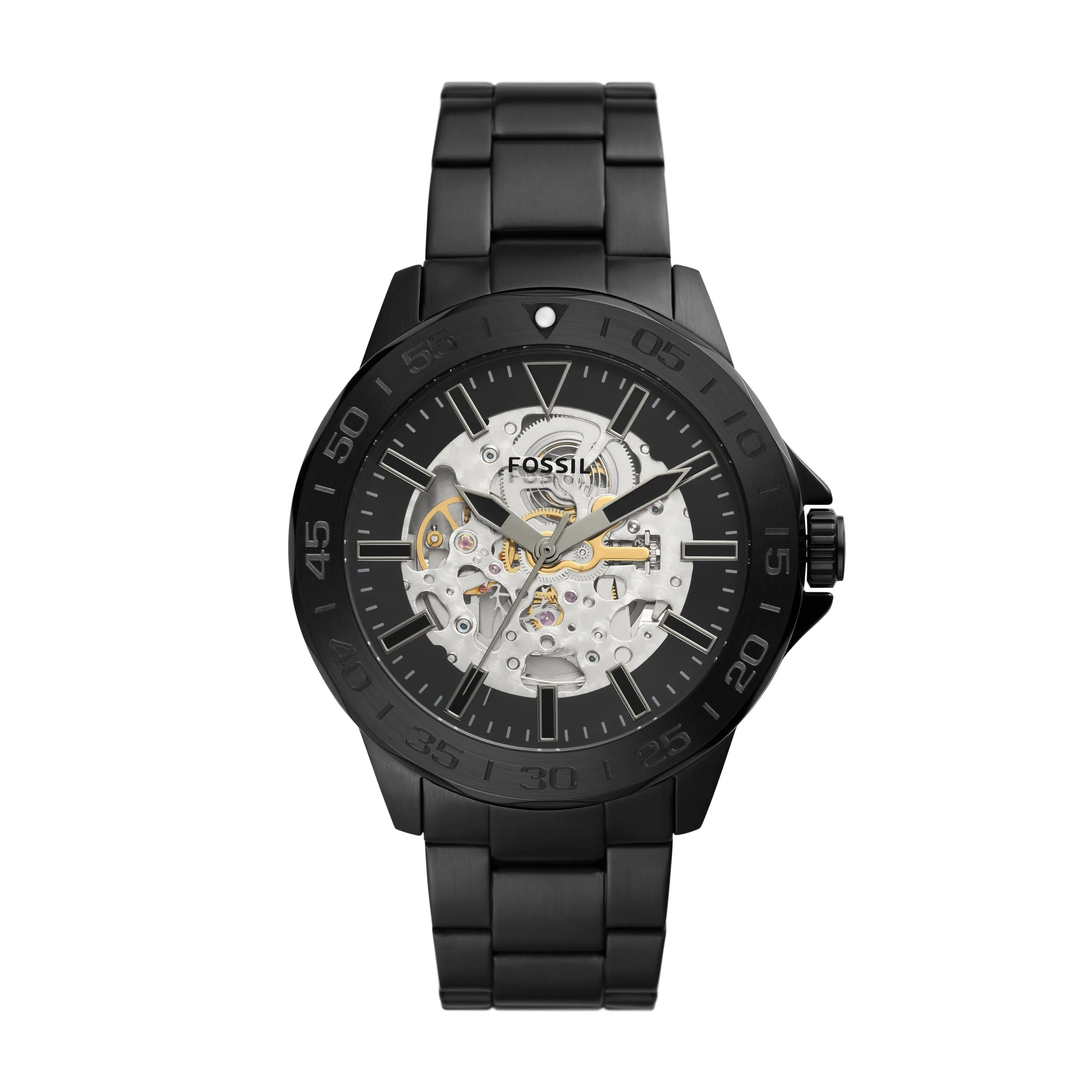 Fossil Men's Bannon Automatic, Black-Tone Stainless Steel Watch