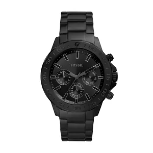 Fossil Men's Bannon Multifunction, Black-Tone Stainless Steel Watch