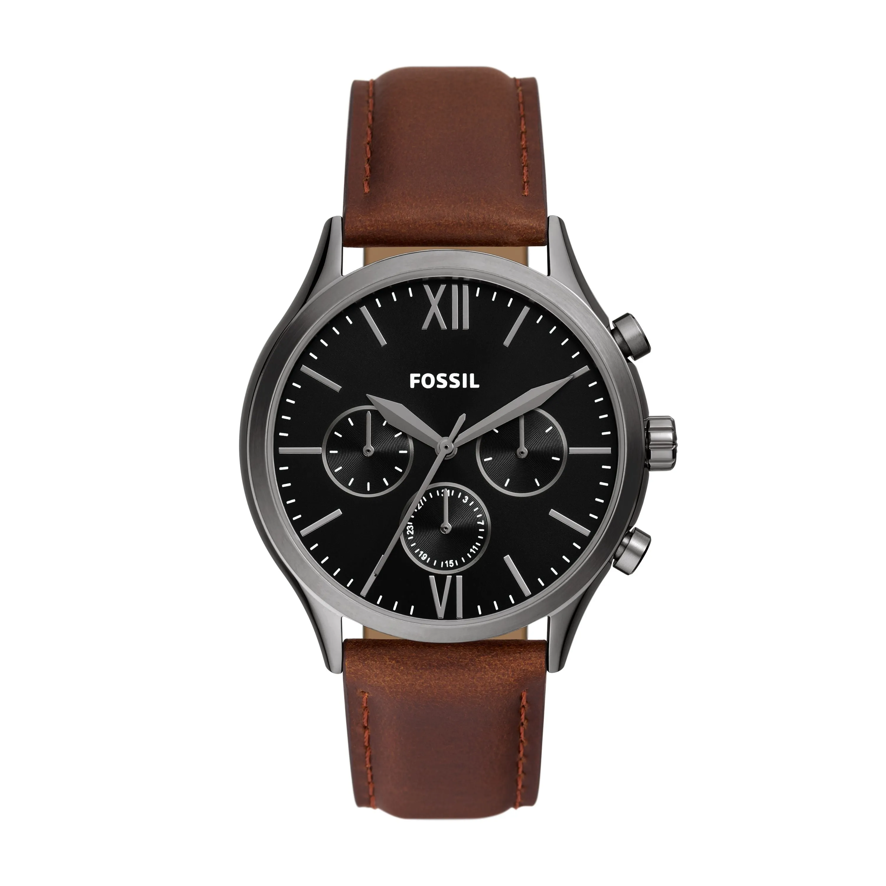 Fossil Men's Fenmore Multifunction, Smoke Stainless Steel Watch