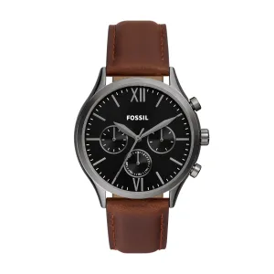 Fossil Men's Fenmore Multifunction, Smoke Stainless Steel Watch