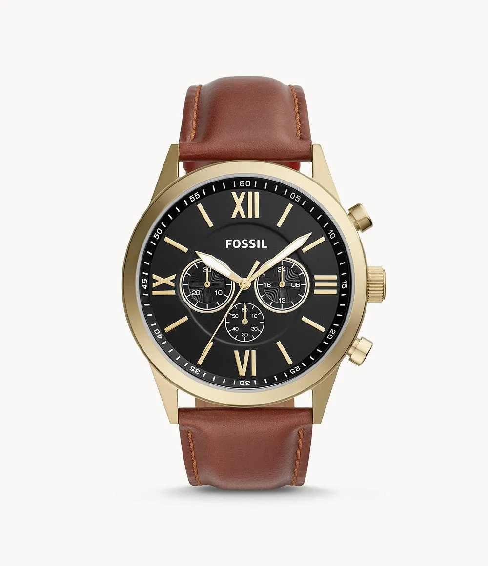 Fossil Men's Flynn Chronograph, Gold-Tone Stainless Steel Watch