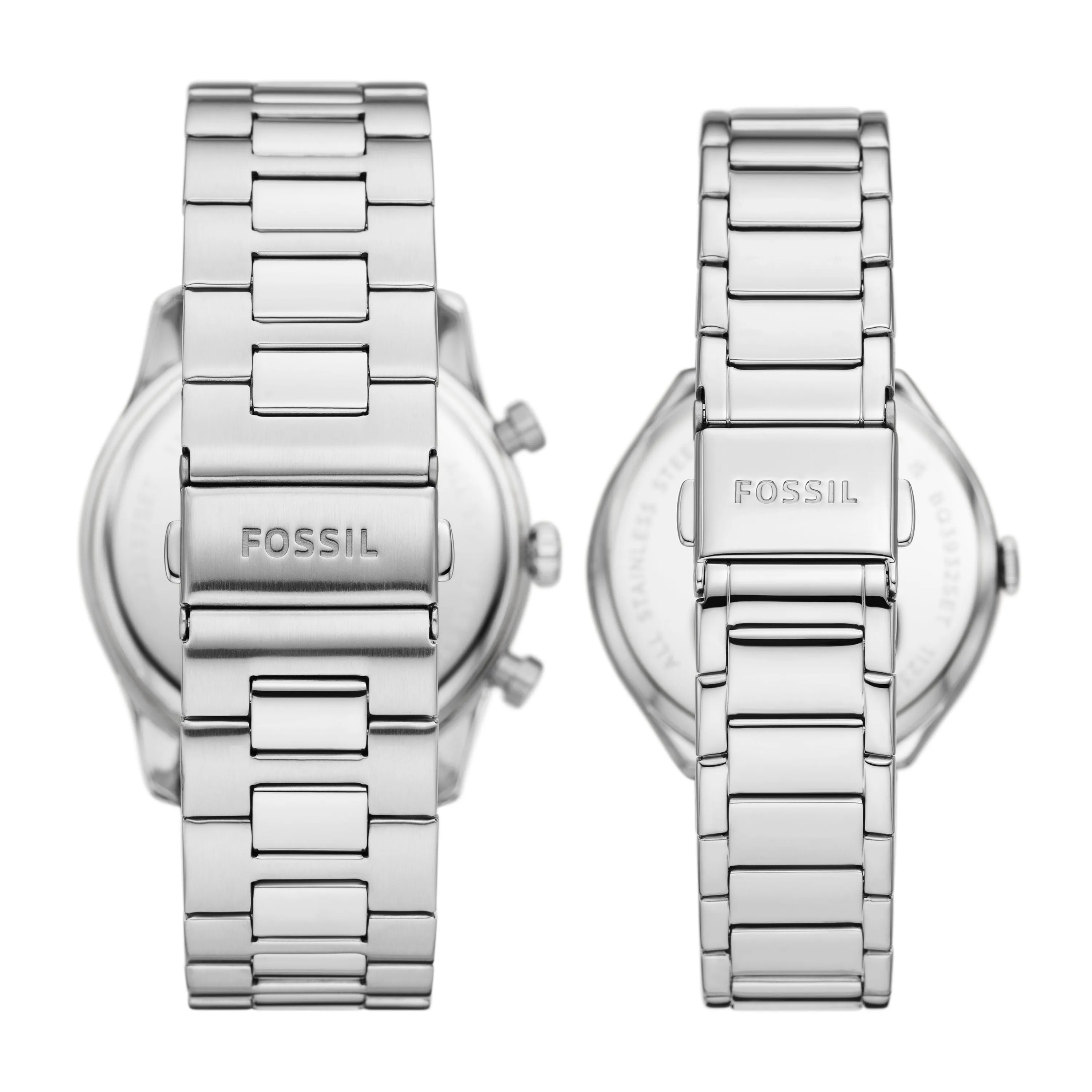 Fossil Men's His and Hers Multifunction, Stainless Steel Watch