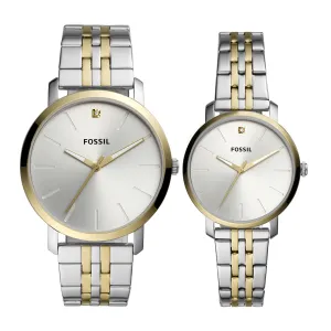 Fossil Men's Lux Luther Three-Hand, Stainless Steel Watch