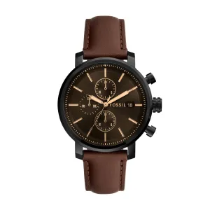 Fossil Men's Rhett Multifunction, Black Stainless Steel Watch