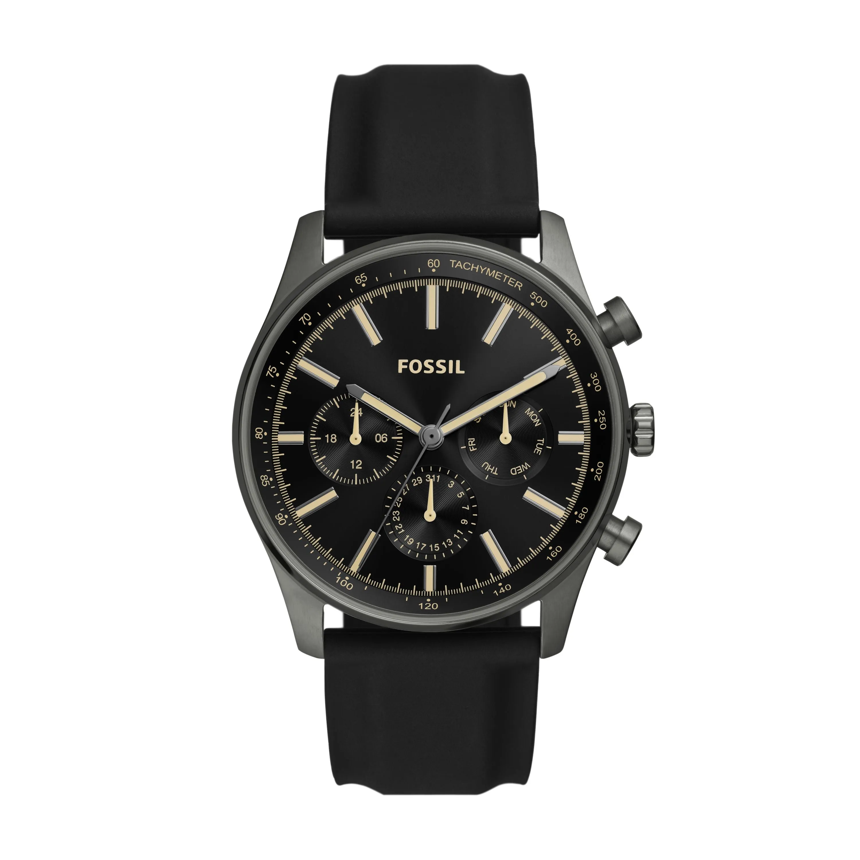 Fossil Men's Sullivan Multifunction, Smoke Stainless Steel Watch
