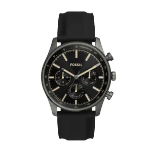 Fossil Men's Sullivan Multifunction, Smoke Stainless Steel Watch