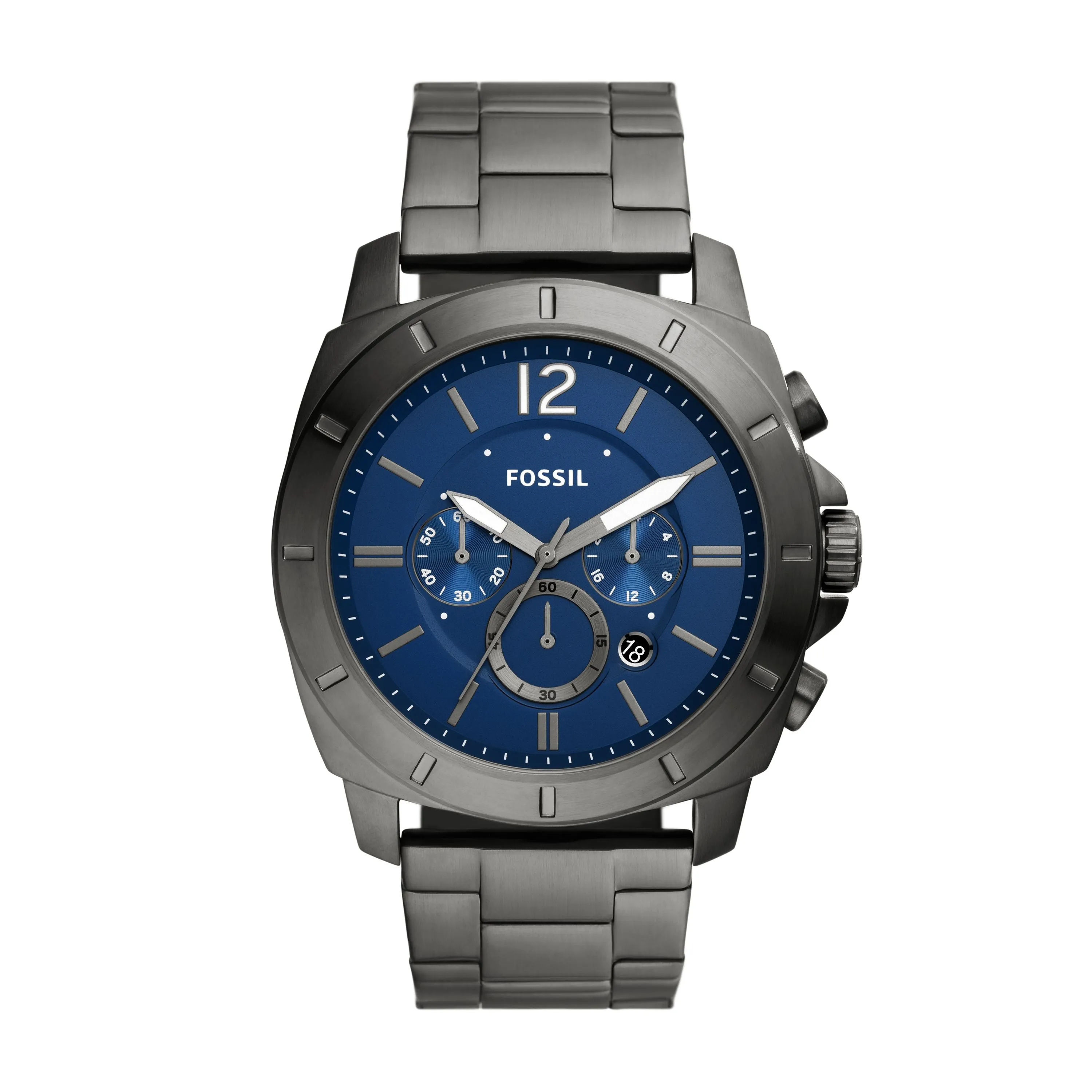 Fossil Outlet Men's Privateer Chronograph, Smoke Stainless Steel Watch