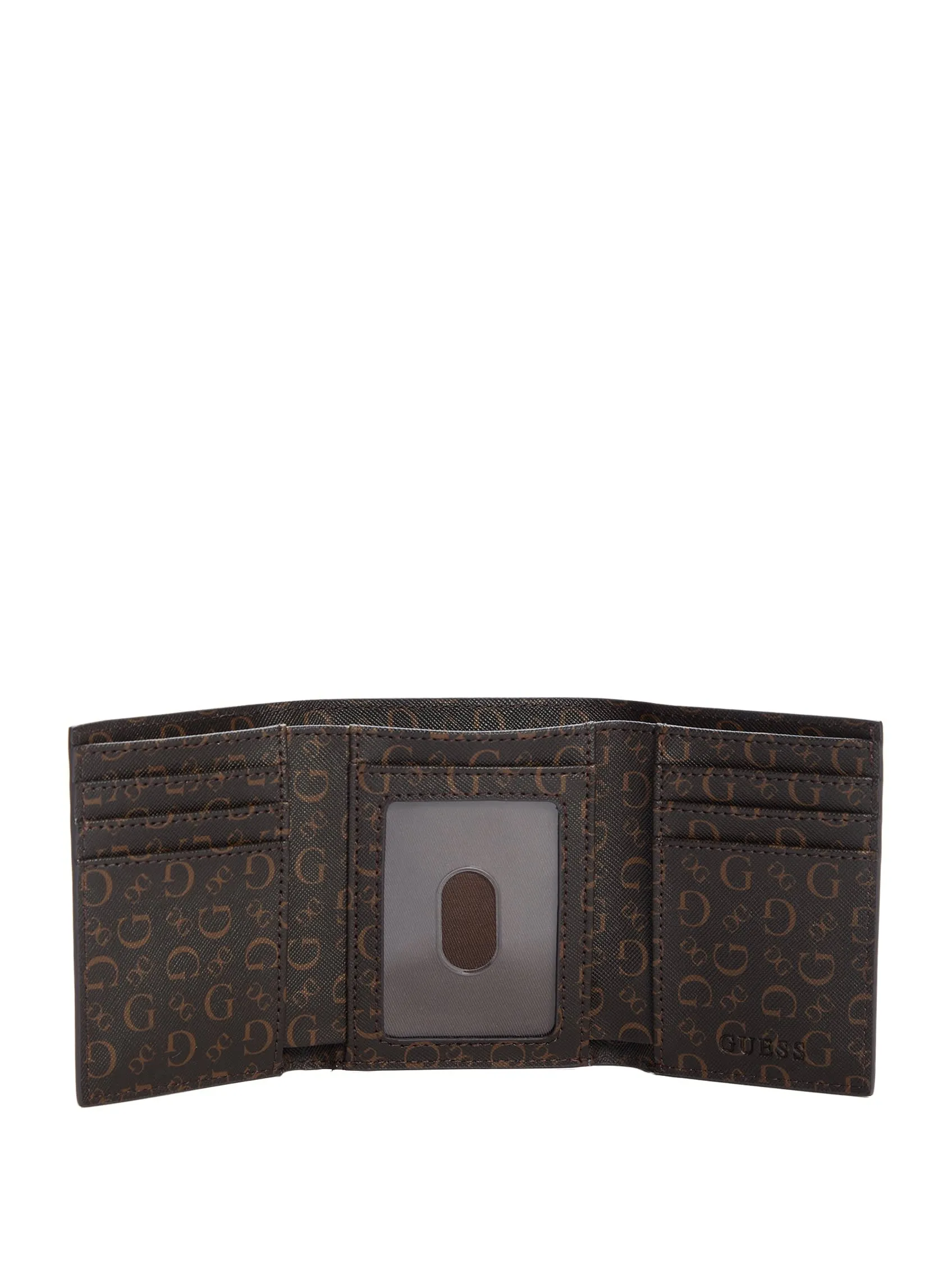 G Logo Trifold Faux-Leather Wallet