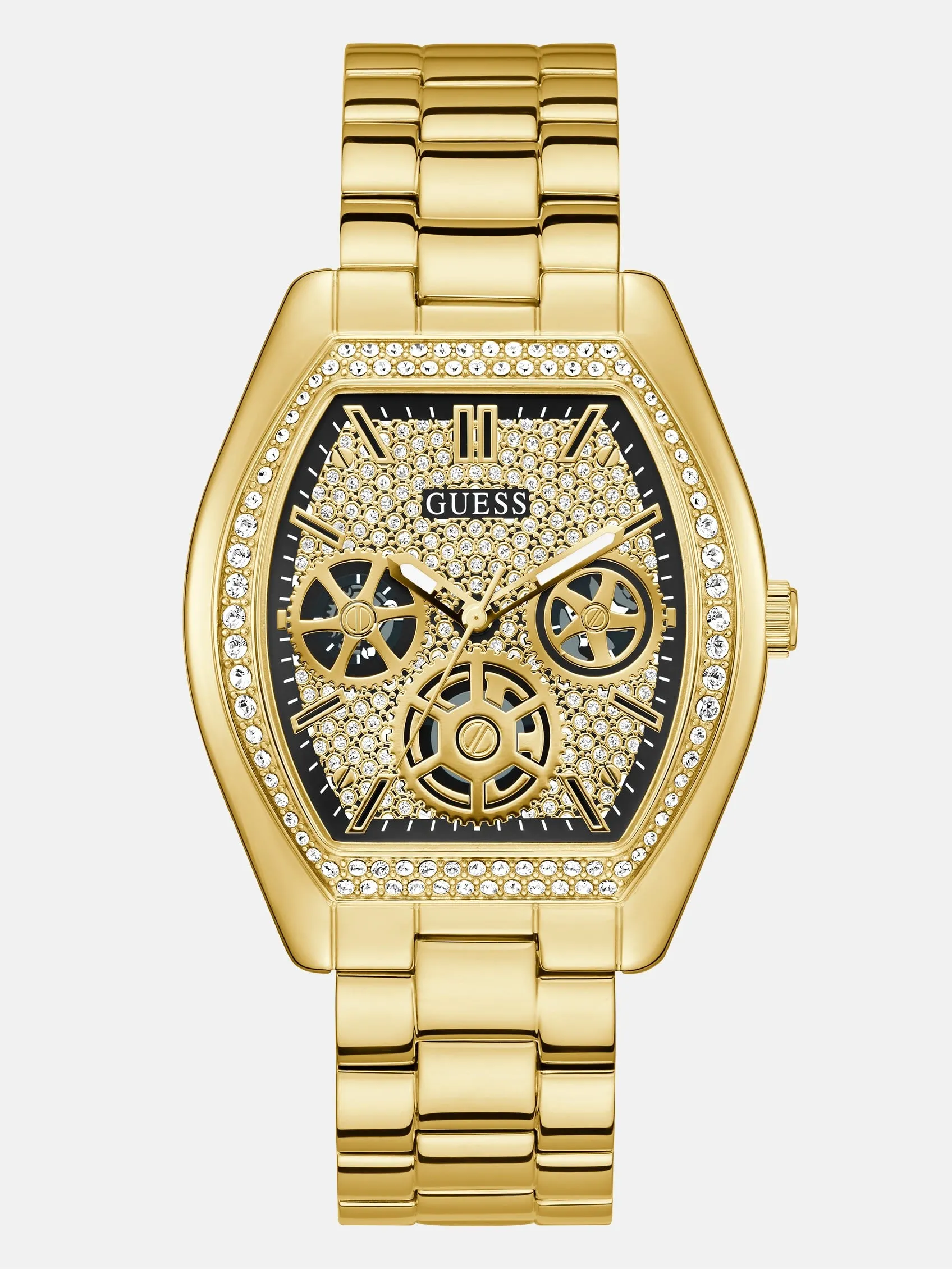 Gold-Tone Multifunction Watch