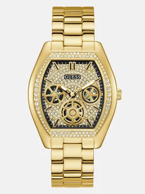 Gold-Tone Multifunction Watch