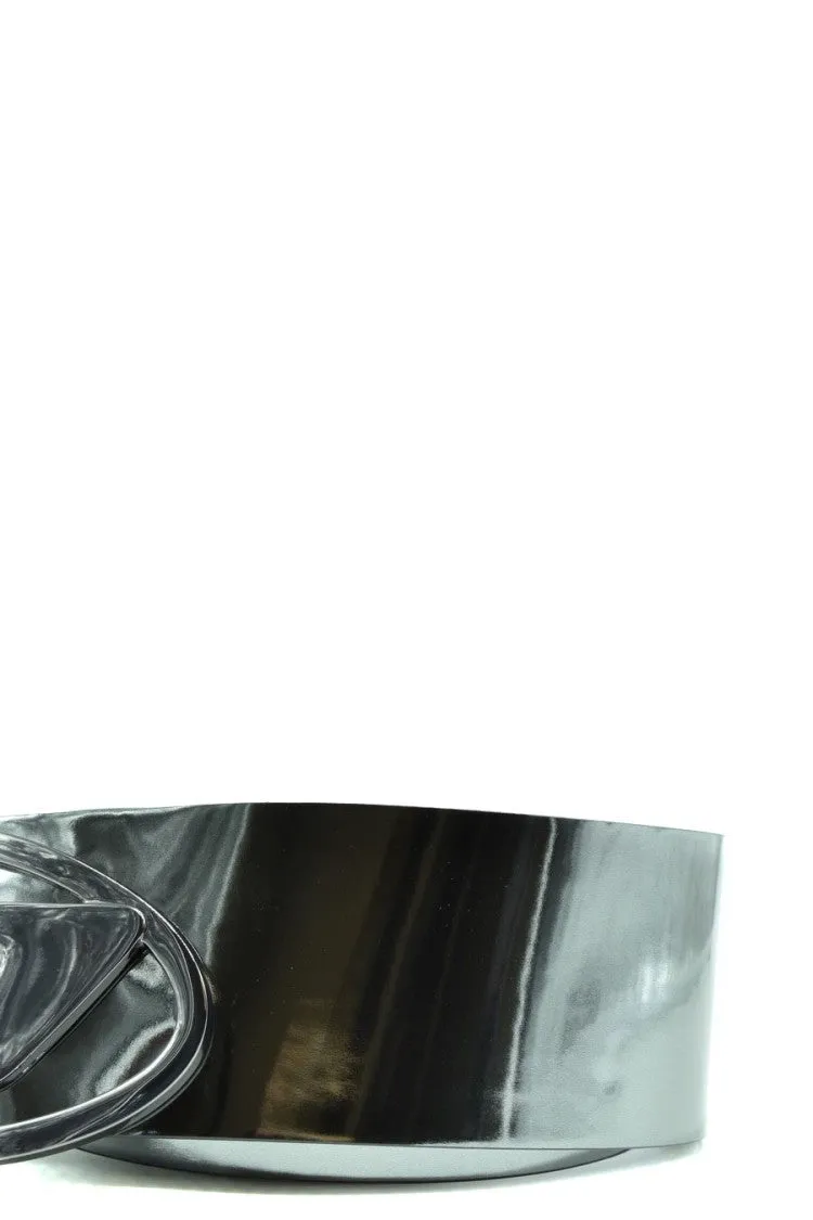 Grey D Buckle Belt