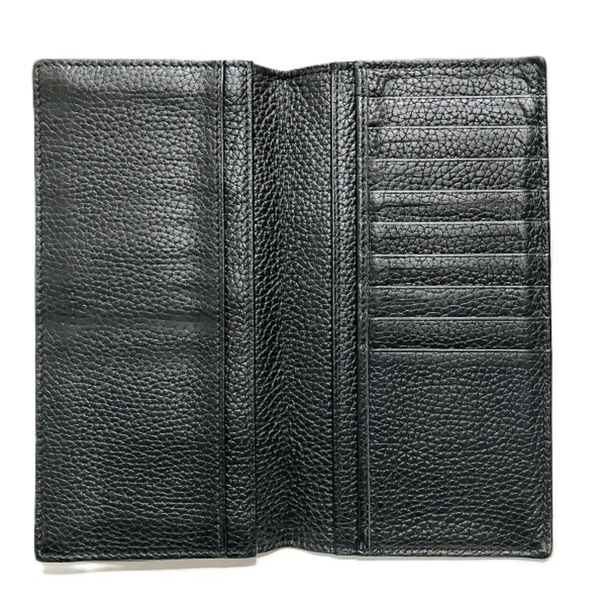 Gucci Leather Long Bill Wallet (Bi-Fold) (Pre-Owned)