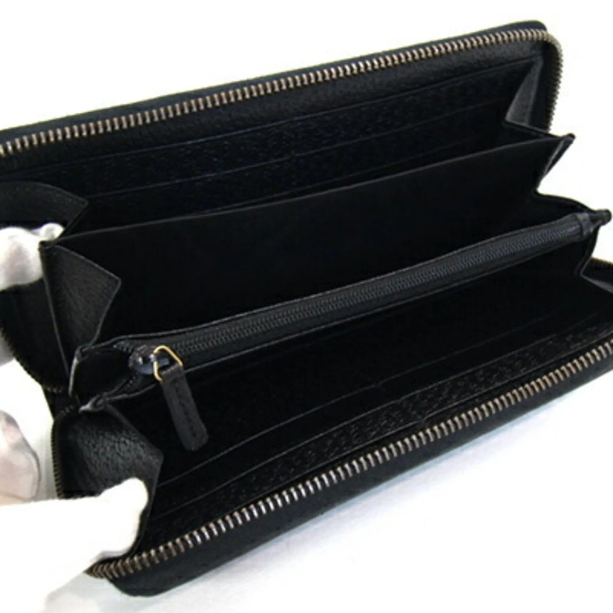 Gucci Leather Long Wallet (Bi-Fold) (Pre-Owned)