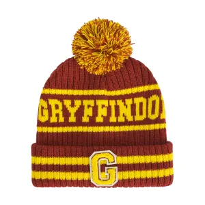 HARRY POTTER GRYFFINDOR COLLEGIATE POM CUFF BEANIE