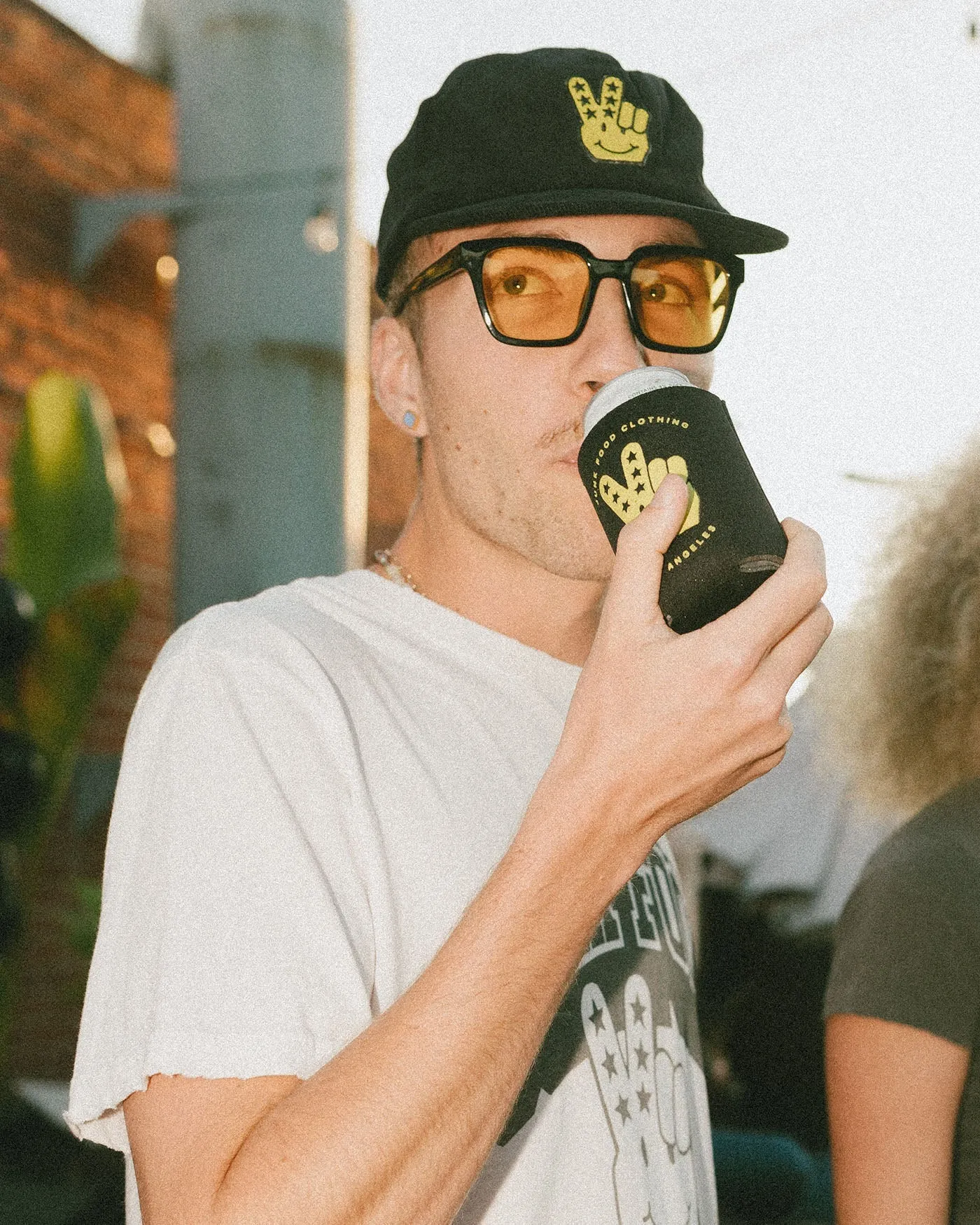JF Peace   Smiles Patch Cord Hat