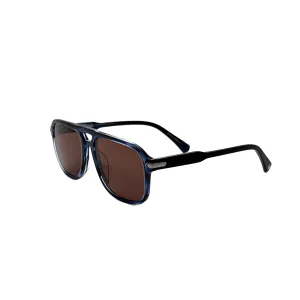 John Varvatos Men's 55 mm Blue Sunglasses
