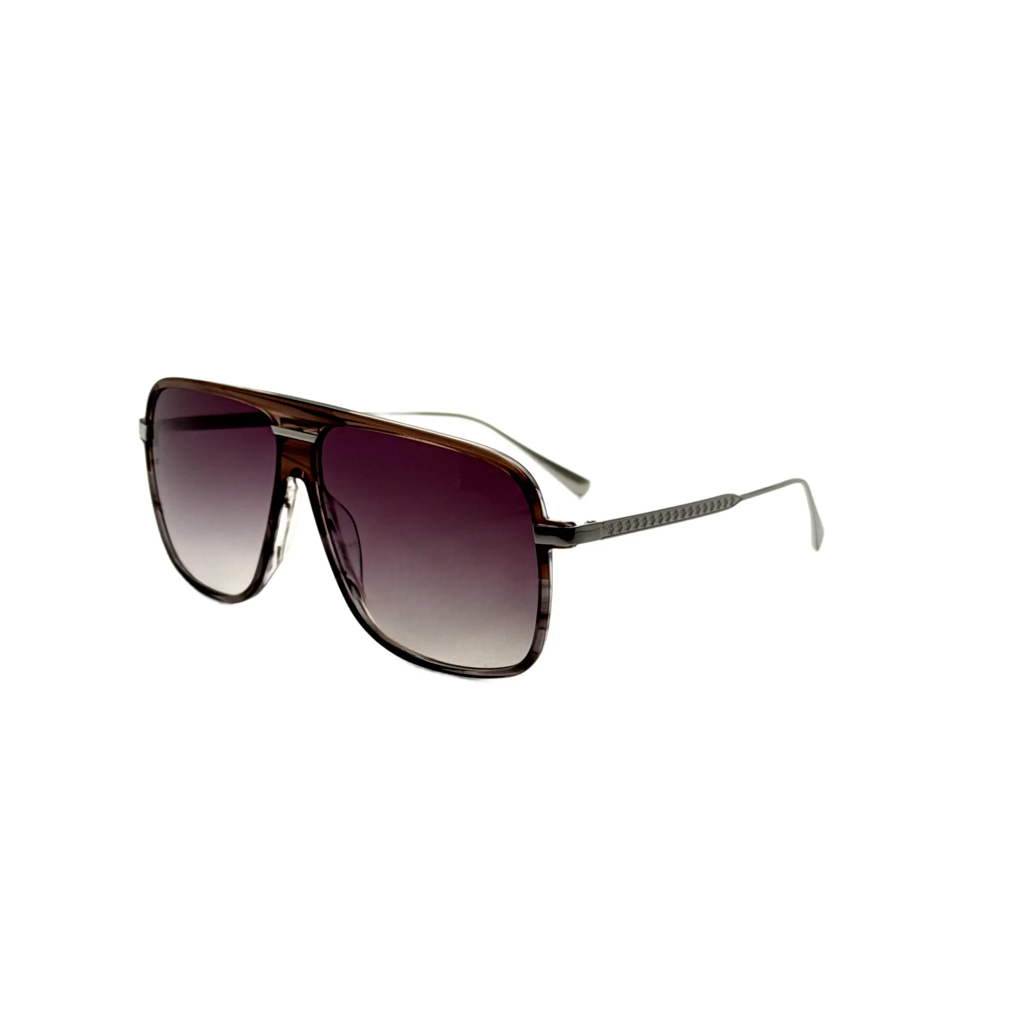 John Varvatos Men's 60 mm Brown Gradient Sunglasses