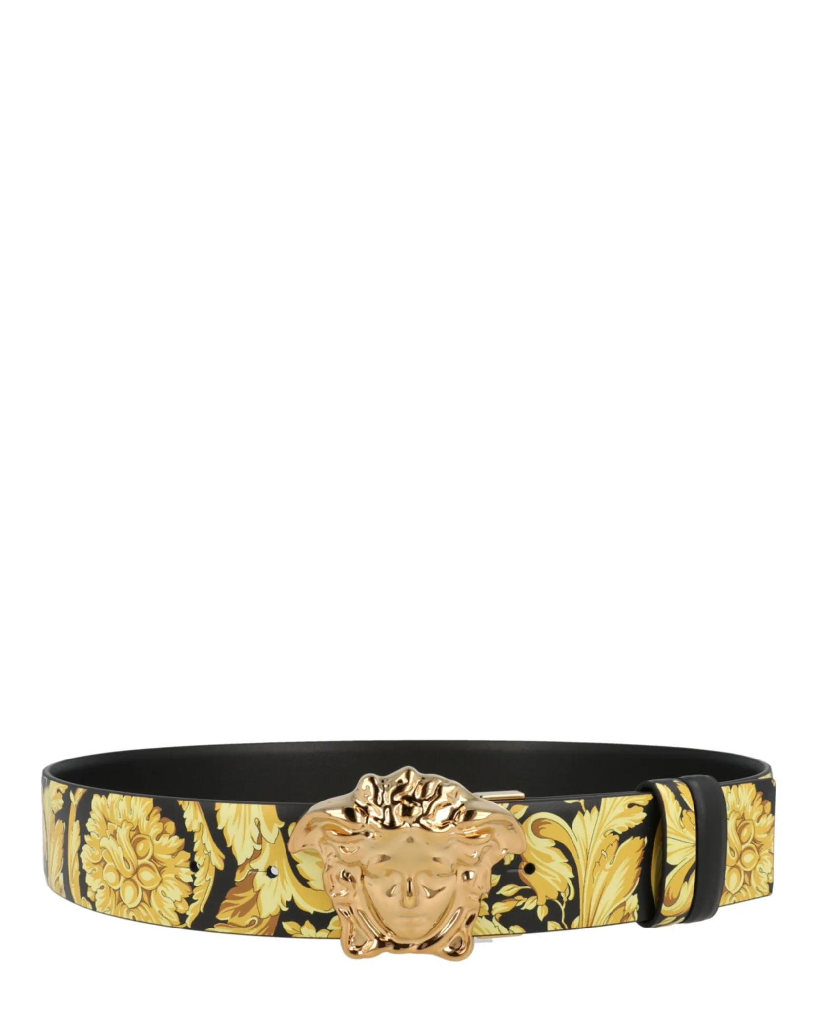 La Medusa Reversible Leather Belt