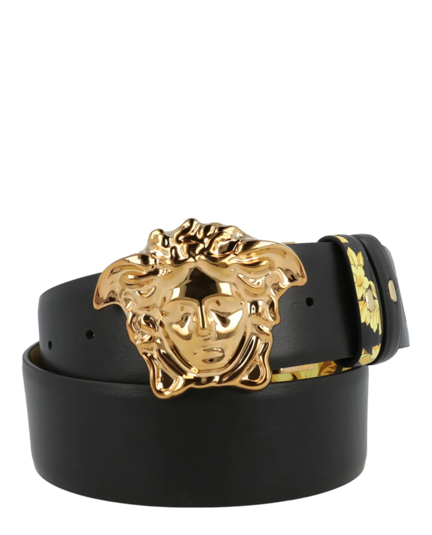 La Medusa Reversible Leather Belt