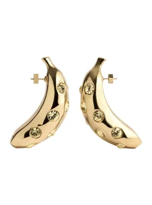 Les Boucles Bananes' Gold-Colored Earrings