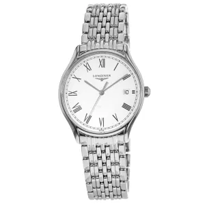 Longines Lyre Quartz 35mm White Dial Steel Unisex Watch L4.759.4.11.6