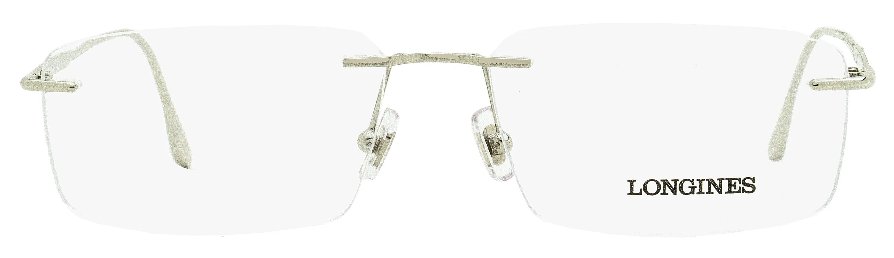 Longines Men's Rimless Eyeglasses LG5001H 016 Palladium 56mm