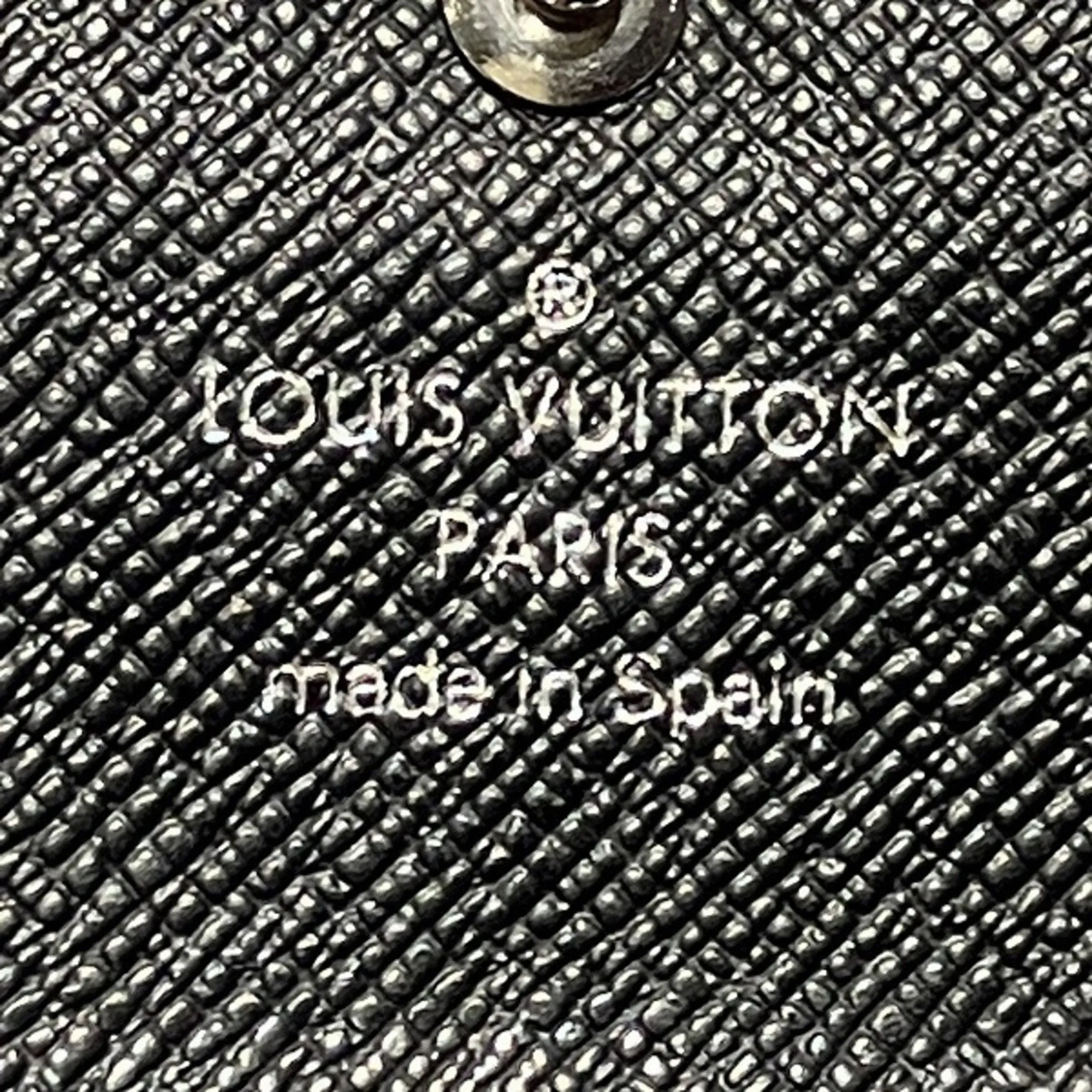 Louis Vuitton Ardoise Leather Keycase (Pre-Owned)