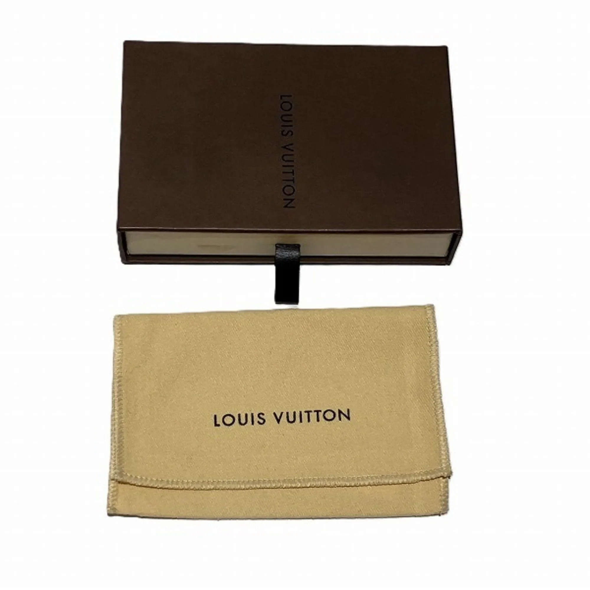 Louis Vuitton Ardoise Leather Keycase (Pre-Owned)