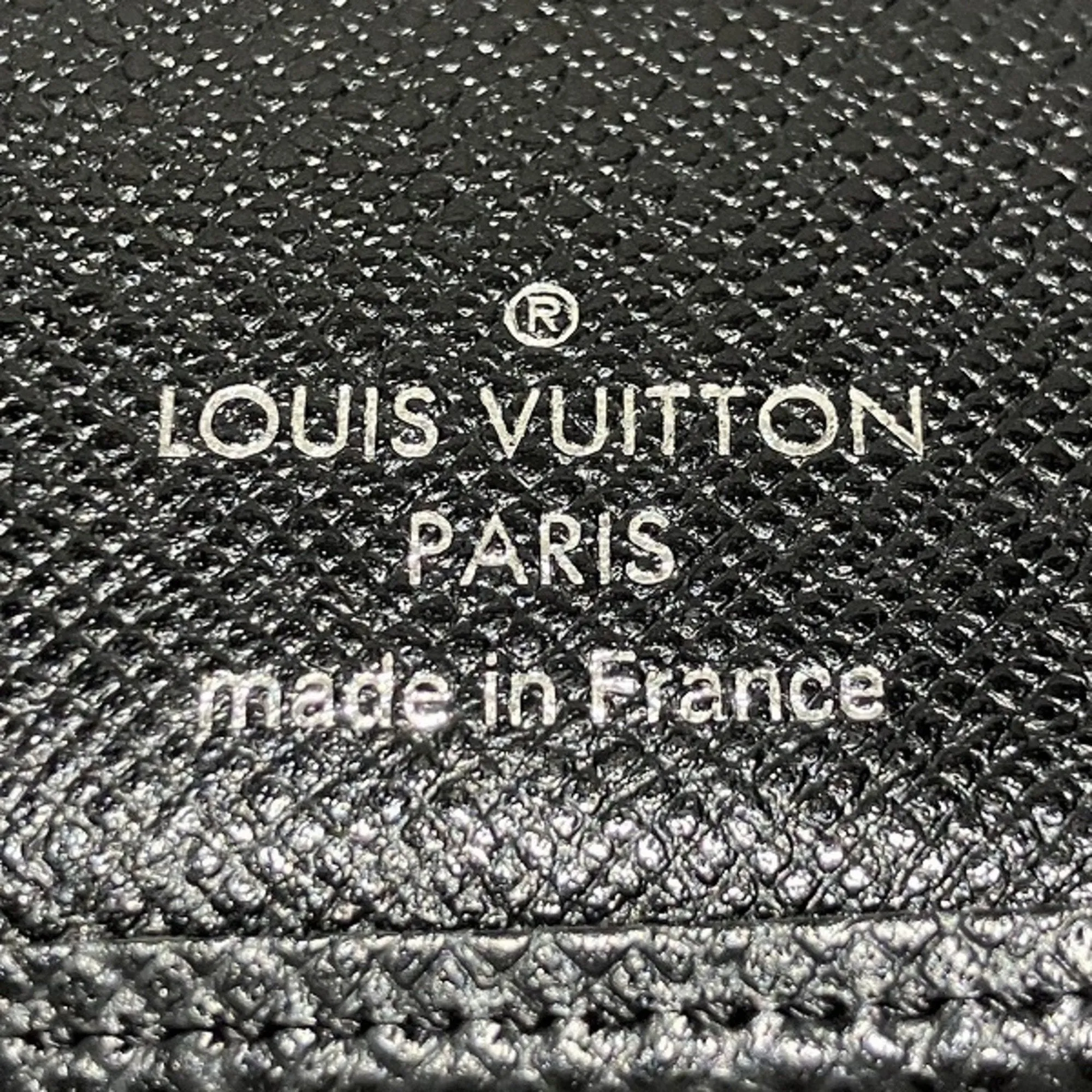 Louis Vuitton Ardoise Leather Long Wallet (Bi-Fold) (Pre-Owned)