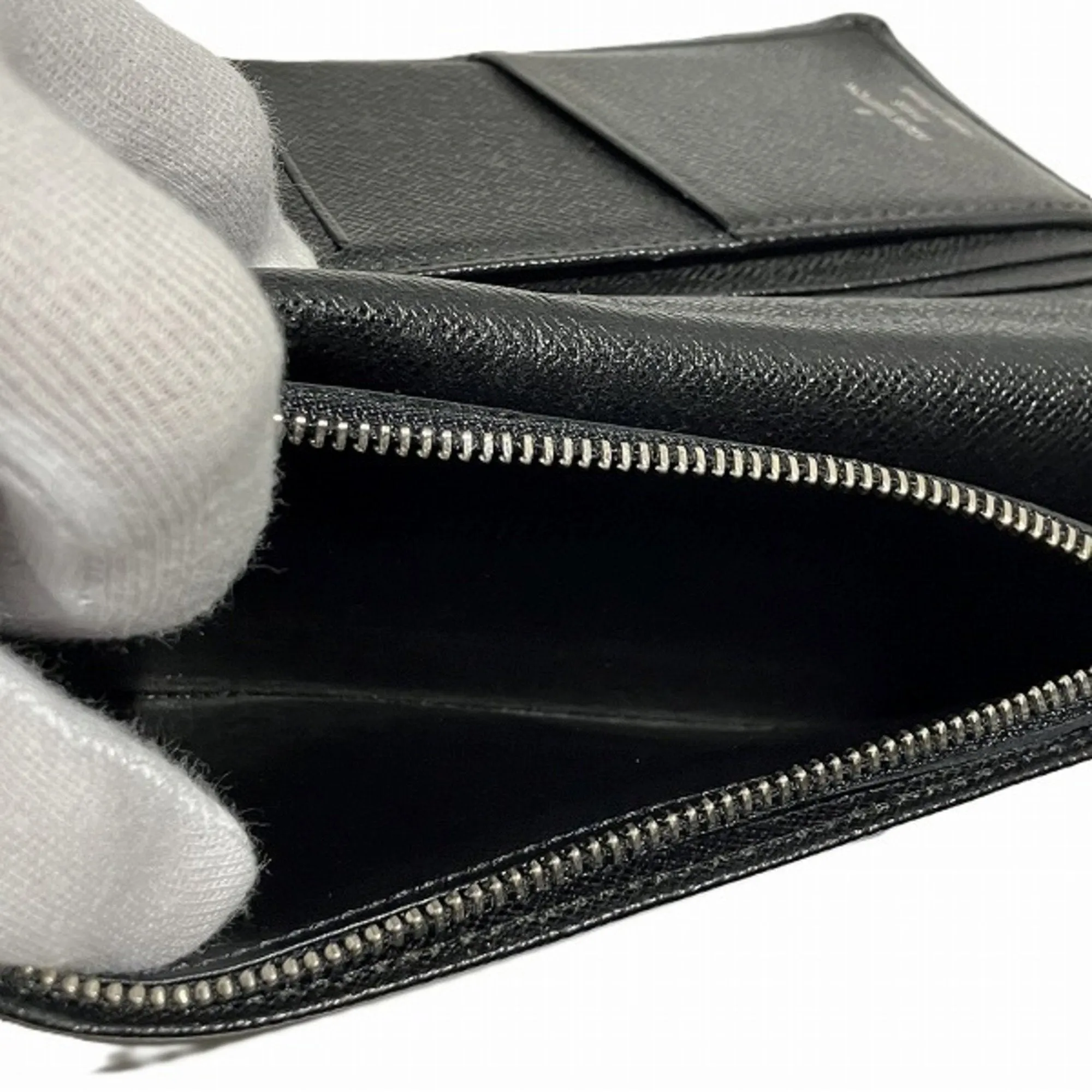 Louis Vuitton Ardoise Leather Long Wallet (Bi-Fold) (Pre-Owned)