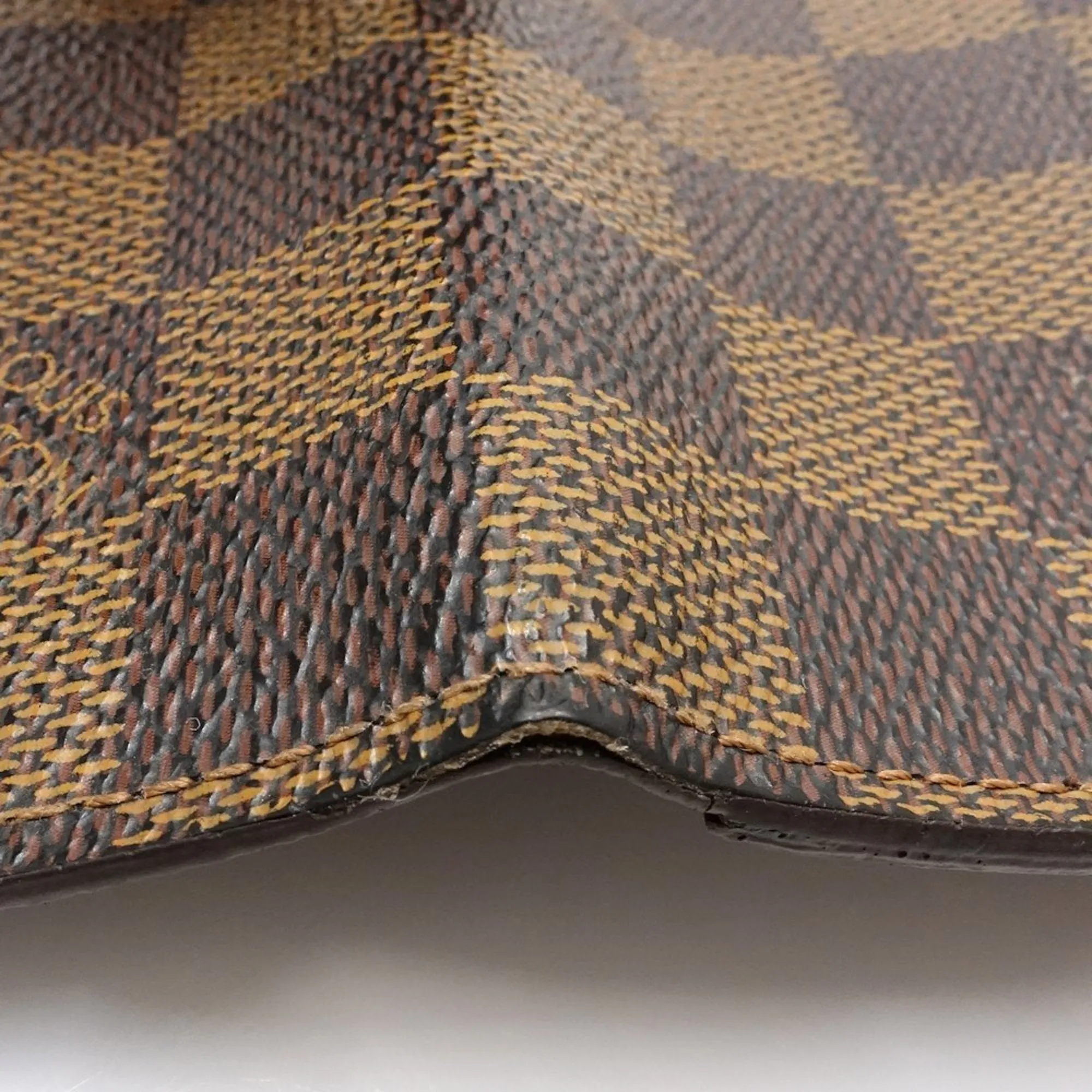 Louis Vuitton Damier Canvas Ebene Damier Canvas Keycase (Pre-Owned)