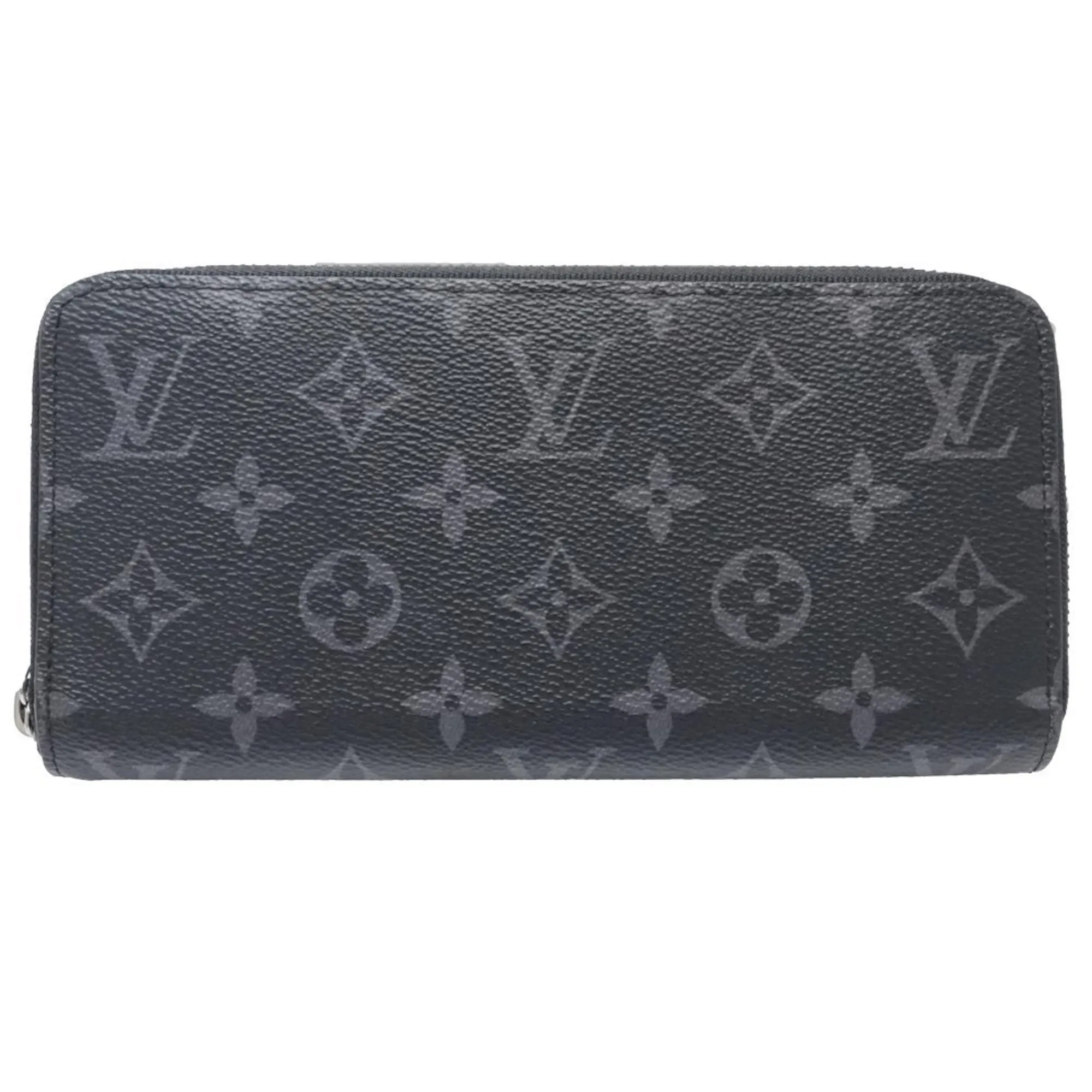 Louis Vuitton Monogram Eclipse Monogram Eclipse Noir Monogram Eclipse Long Wallet (Bi-Fold) (Pre-Owned)