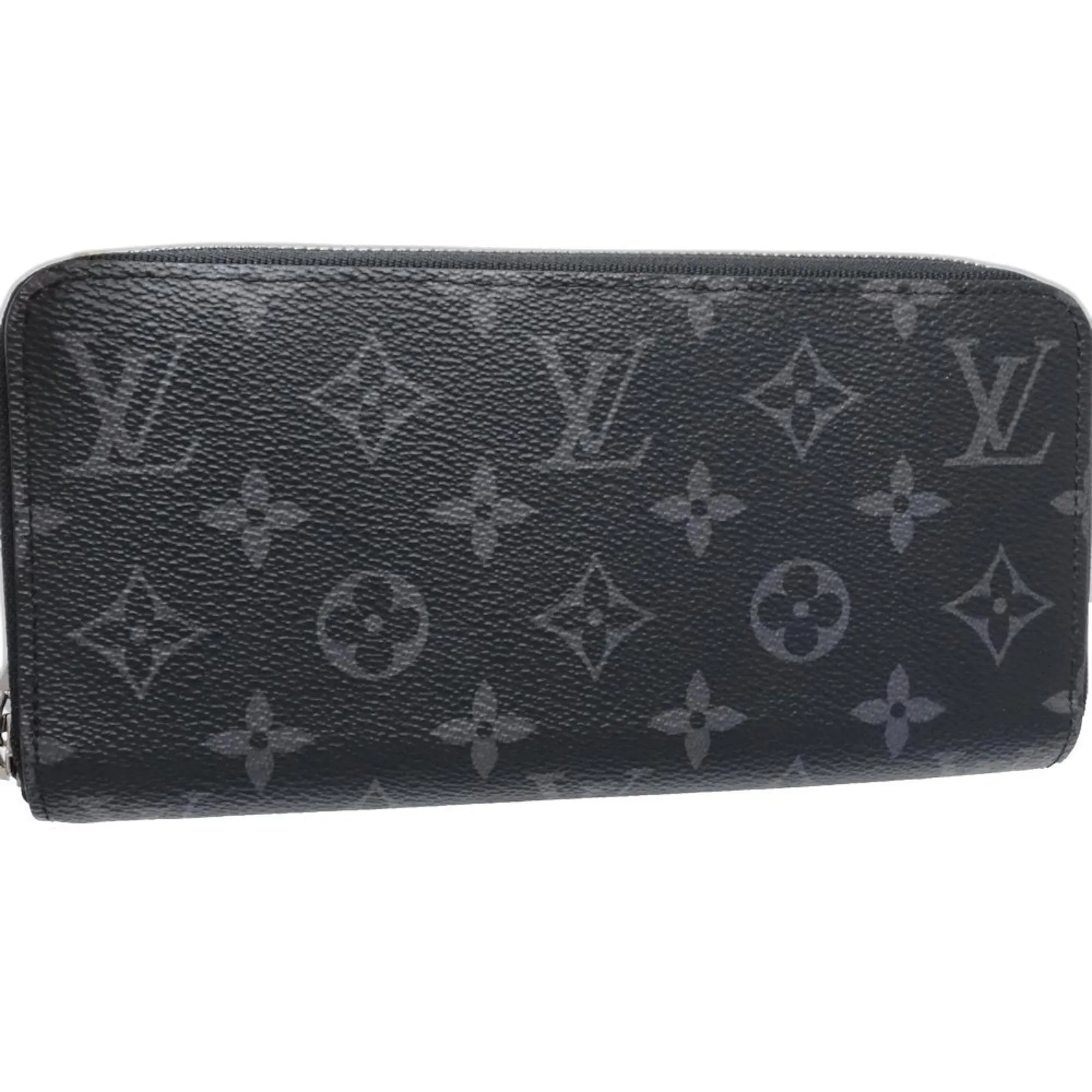 Louis Vuitton Monogram Eclipse Monogram Eclipse Noir Monogram Eclipse Long Wallet (Bi-Fold) (Pre-Owned)