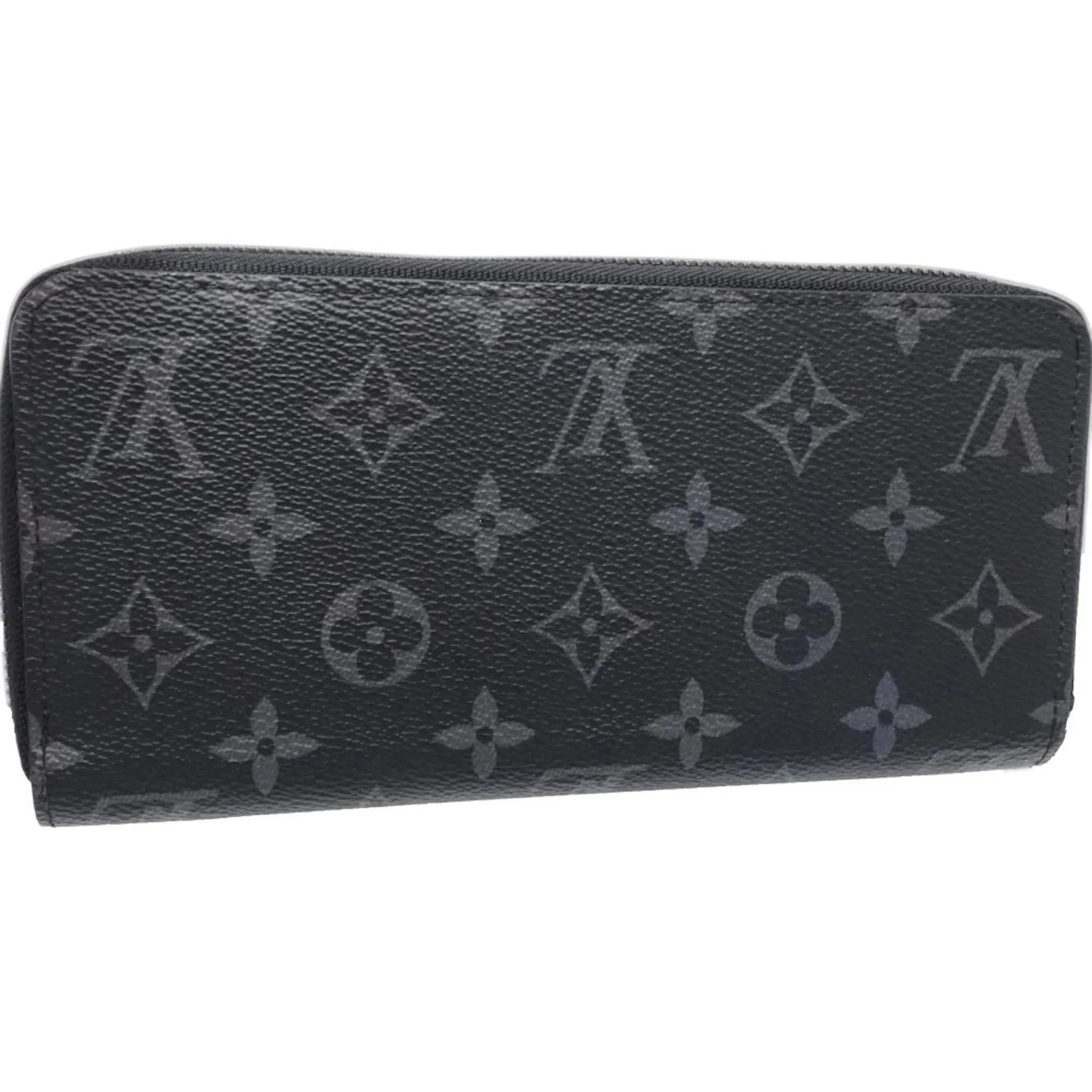 Louis Vuitton Monogram Eclipse Monogram Eclipse Noir Monogram Eclipse Long Wallet (Bi-Fold) (Pre-Owned)