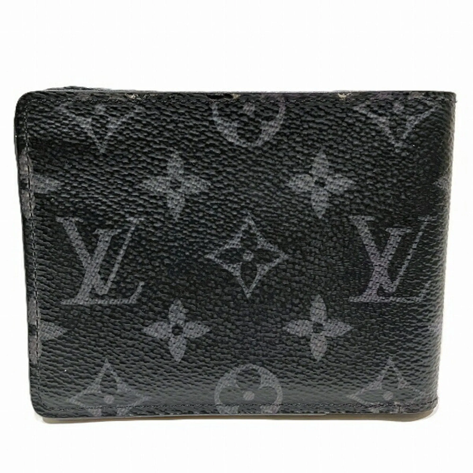 Louis Vuitton  Monogram Eclipse Monogram Eclipse Wallet (Bi-Fold) (Pre-Owned)
