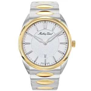 Mathey Tissot Men's Classic White Dial Watch