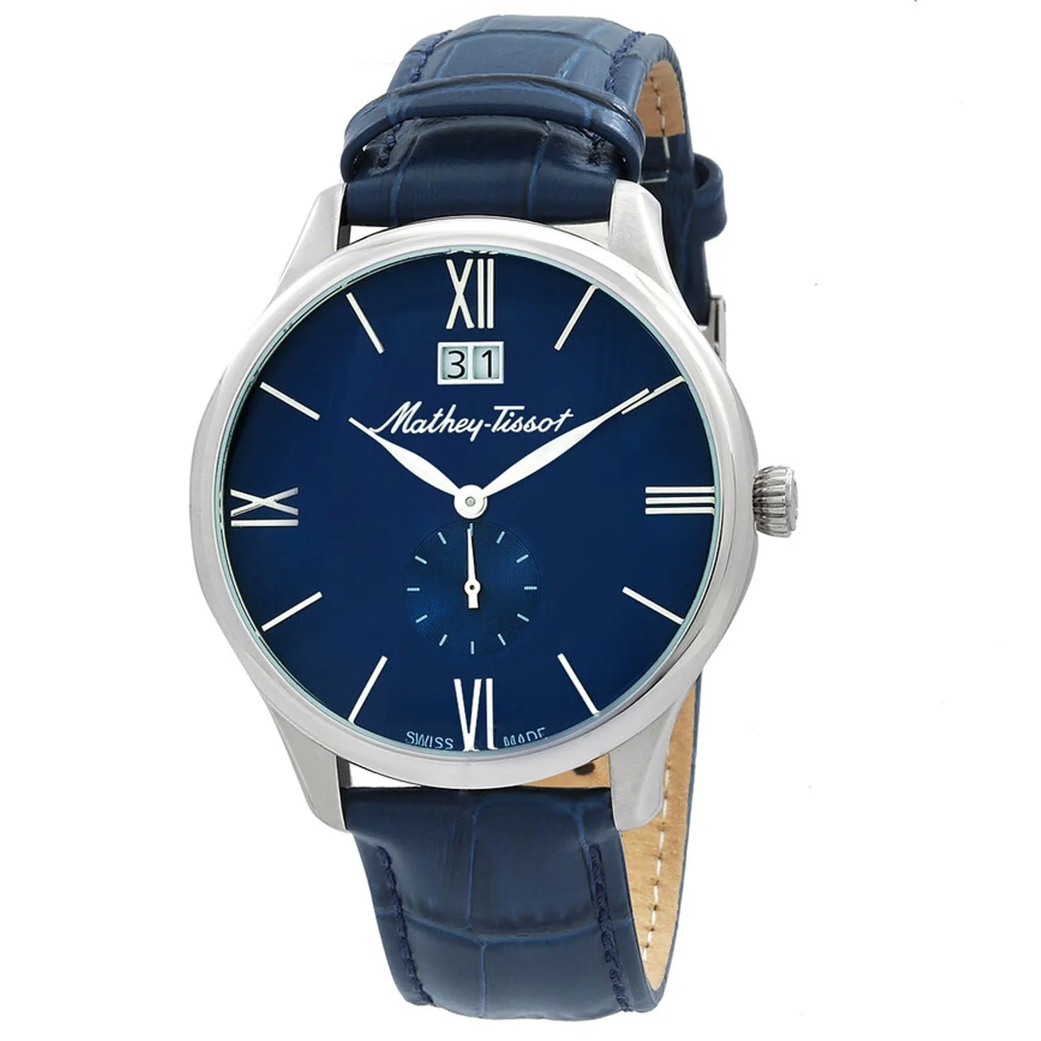 Mathey Tissot Men's Edmond Blue Dial Watch