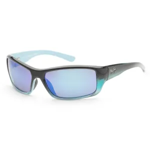 Maui Jim Men's Barrier Reef 62 mm Blue Sunglasses